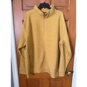 Men's VRST Recharge Lunar 1/4 Zip Palomino Gold Heather Size XXL NWT UPF 50+